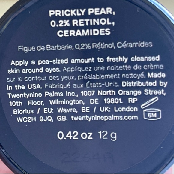 29 Palms Mira Luna Eye Cream NWT - Picture 7 of 7